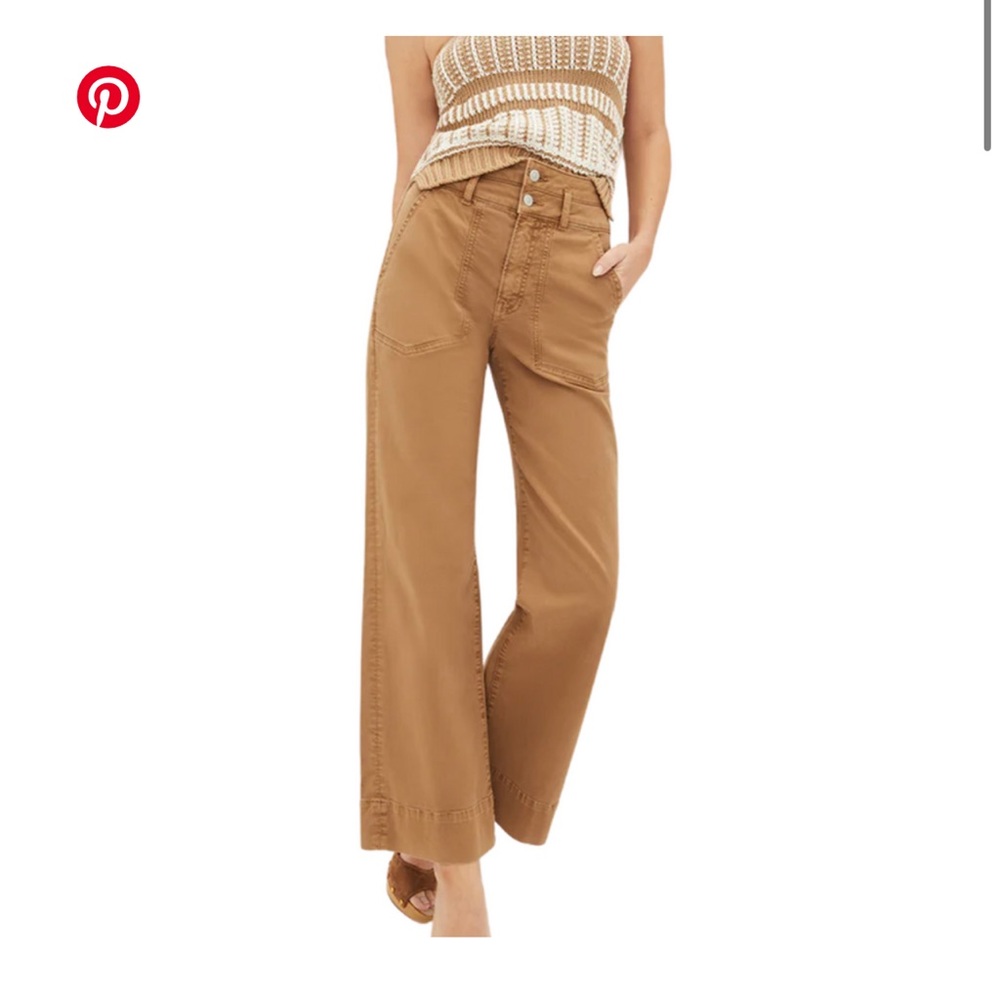 Veronica Beard Hilde Patch-Pocket Pant - image 1